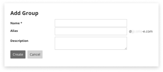 Black and white screenshot of Adding a Group inside E2S